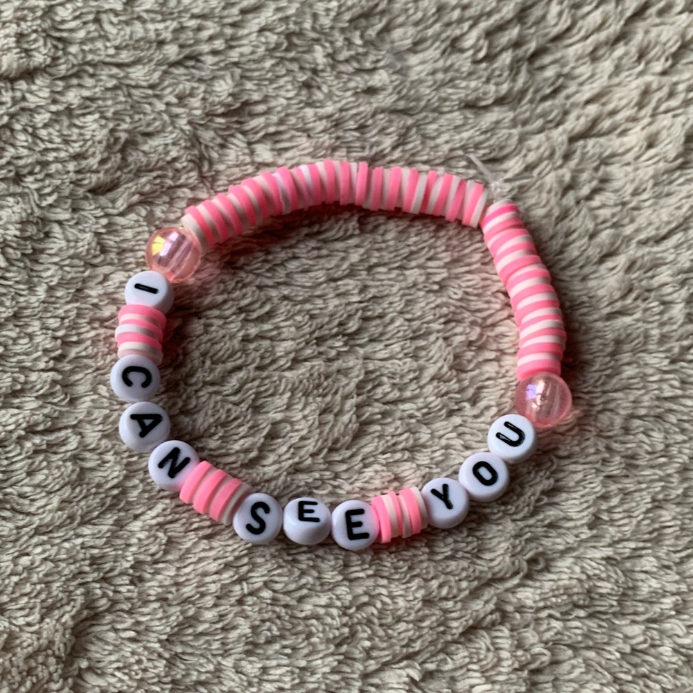 i can see you ~ taylor swift handmade bracelet